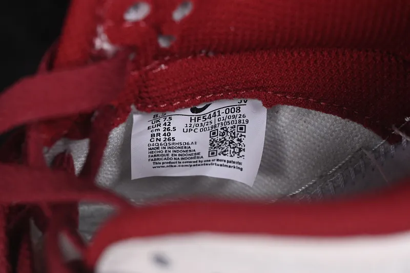 All categories Nk SB Dunk series Nk SB Dunk Low low-top sneakers Nike SB Dunk Low white red low-top casual sneakers HF5441-008